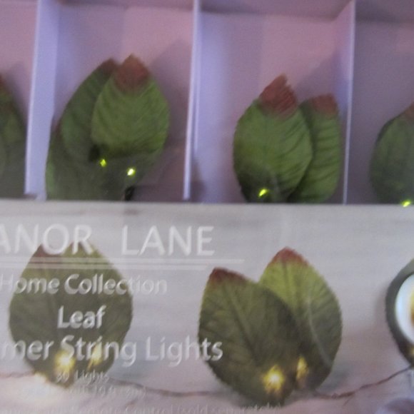 Shimmer Leaf LED Lights 10 ft - Picture 2 of 6